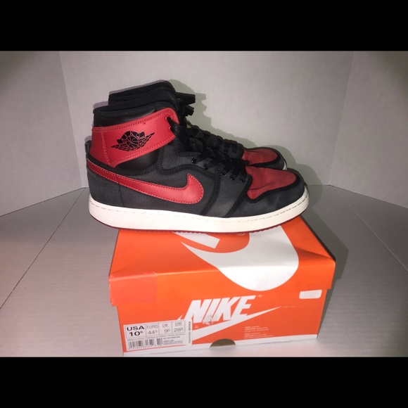 Used Air Jordan 1 Bred K.O. - Picture 1 of 6
